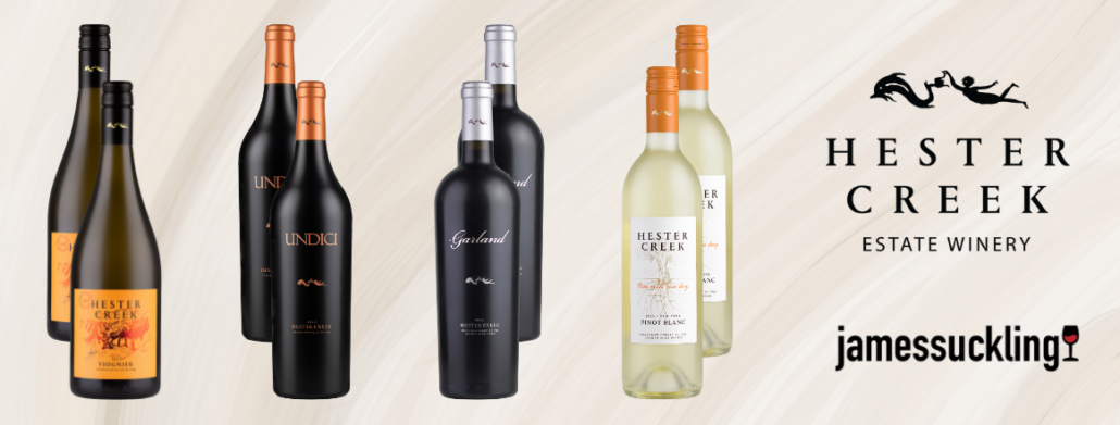 Iced Out No Longer: Okanagan Valley Warms Up to World-Class Wines | Hester Creek Estate Winery Earns Four 90+ Scores in James Suckling's Landmark Okanagan Review, Including a Top 20